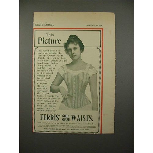 1900 Ferris Good Sense Corset Waist Ad - This Picture