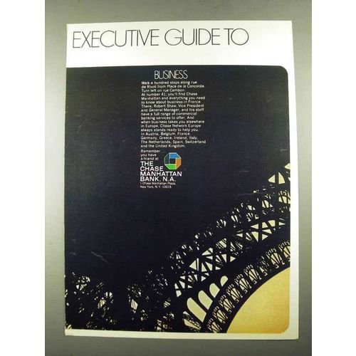 1969 Chase Manhattan Bank Ad - Executive Guide