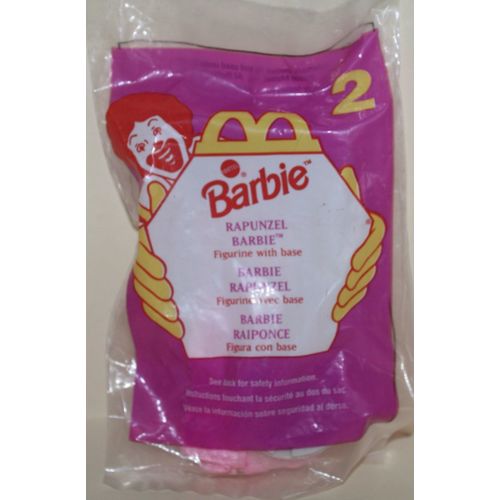 1997 McDonalds Barbie #2 Rapunzel Barbie Mint in Package