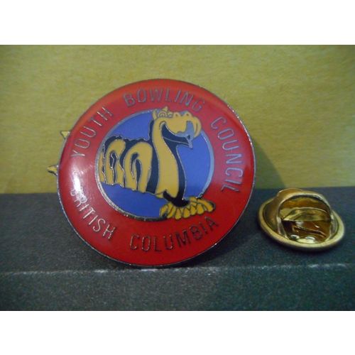 Youth Bowling Council,British Columbia Lapel Pin