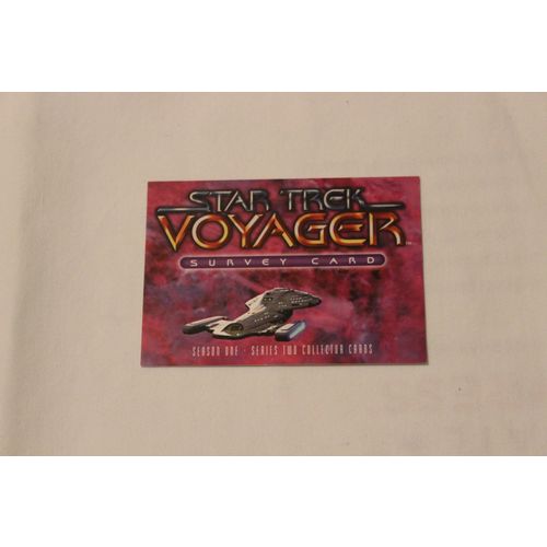 1995 Star Trek:Voyager Season One Series Two SURVEY CARD