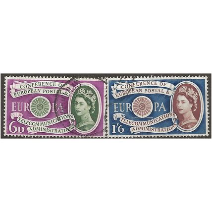 1960 Europa Set SG621-622 Fine Used . .. .