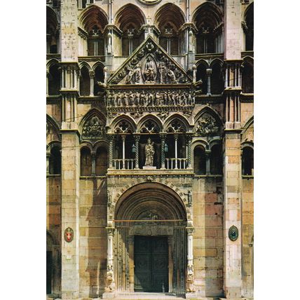 Ferrara Duomo facciata Italy Postcard unused VGC