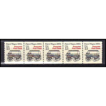 2258 13c Police Wagon Very Fine MNH Dry Gum PNC 1/5 X3179