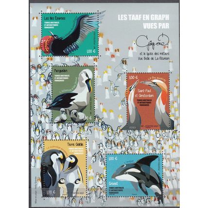 TAAF 2021 Bloc Feuillet Animaux Neuf **