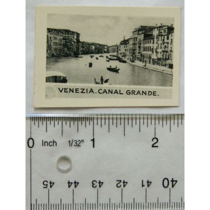 1936 Scerries Cigarette card No. 12 Venezia, Canal Grande