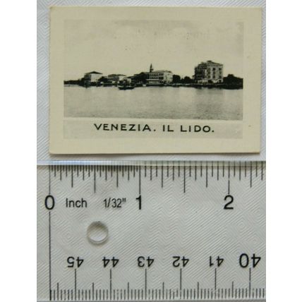 1936 Scerries Cigarette card No. 12 Venezia, Il Lido