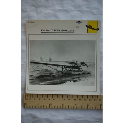 Curtiss CT Torpedoplane - USA - Seaplane - Collectors Club Card