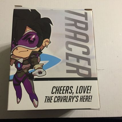 Exclusive Overwatch Electric Purple Tracer Figure Cute but Deadly