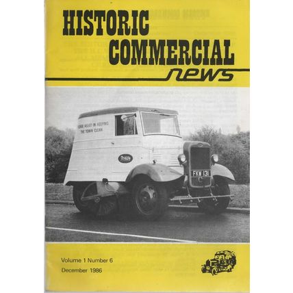 Historic Commercial News, Volume 1 No. 6 December 1986