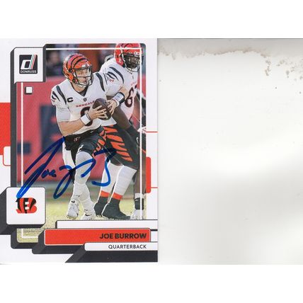 JOE BURROW 2022 AUTOGRAPHED CINCINNATI BENGALS ALL-PRO SUPER BOWL QUARTERBACK