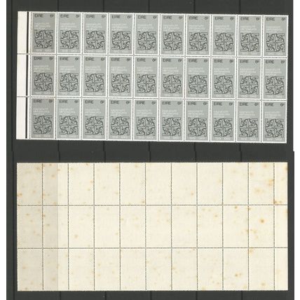 IRELAND 1969 50th Anniversary Of ILO UMM Block Of 30 SG 269 With Faults