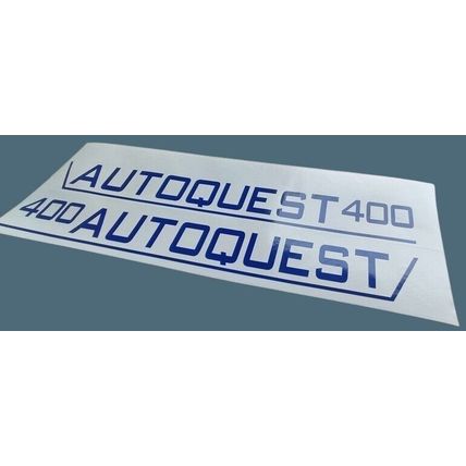 AUTOQUEST 400 Decal Sticker Graphics Elddis 23in Ultra Blue Decal stickers