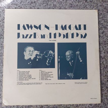 Lawson-Haggart Jazz Band – Lawson-Haggart Jazz Band 1951-1952 (m-8040) (LP)