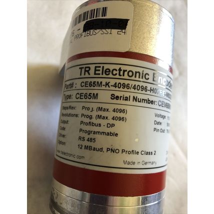 New tr electronic CE65M-K-4096/4096-H07BB-M03ZR,TR CE65M,TR Encoders,ET