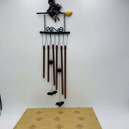 Jim Shore Heartwood Creek Witch Wind Chime Halloween Figurine Rare 2006