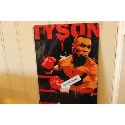 TIN SIGNS 8X12 BOXING MIKE TYSON