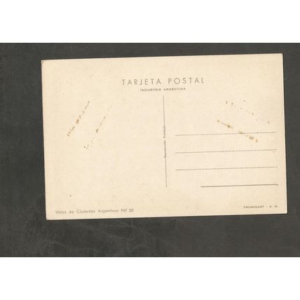 Postcard Argentina Buenos Aires Plaza hotel