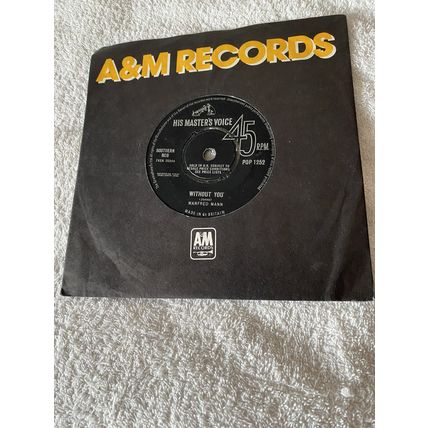 45 rpm 7” Vinyl MANFRED MANN 5-4-3-2-1 / Without You