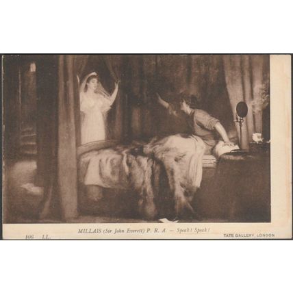 John Everett Millais - Speak! Speak!, c.1910 - Lévy Postcard LL106