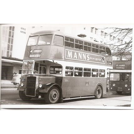 Black & White Photograph of Plymouth Corporation Transport - JJY 521