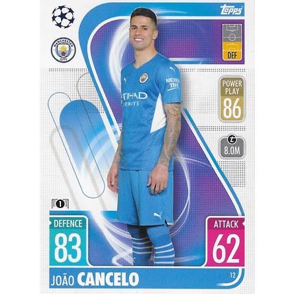 Match Attax UCL/UEL/UECL 2021-22: Manchester City FC, Defender - Cancelo