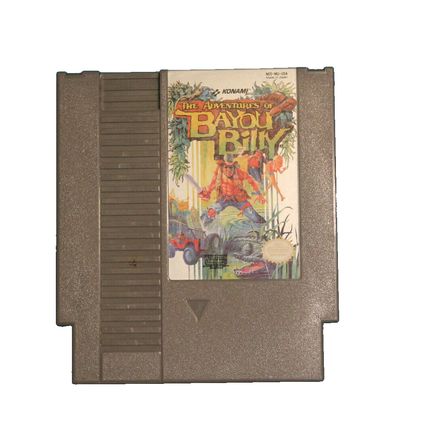 Original NINTENDO NES Video Game THE ADVENTURES OF BAYOU BILLY VTG 1985 Tested