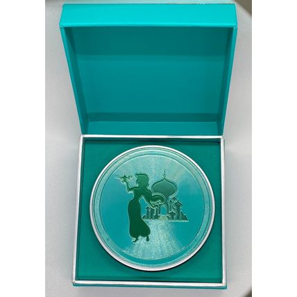 1 oz 2024 Agoro Silver Collectible Coin Jasmine Disney Princess Mintage 2000