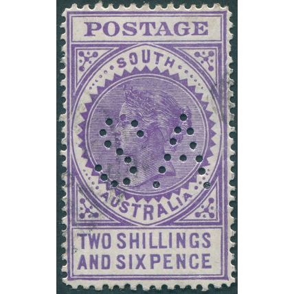 South Australia 1903 2s 6d bright violet Official SG276a variety used