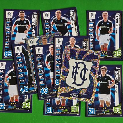 Lot x 12 DUNDEE 2016-17 Topps Match Attax SPFL Scottish Football Cards