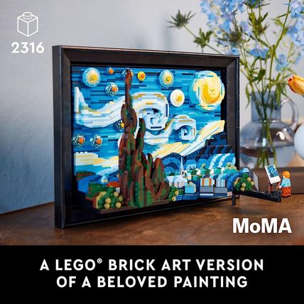 LEGO Ideas Vincent Van Gogh the Starry Night - 3D Puzzle Building Set for Adults