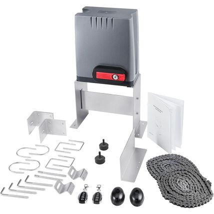 CO-Z 1800 Lb Automatic Sliding Gate Opener with 2 Remote Controls, Electric Roll