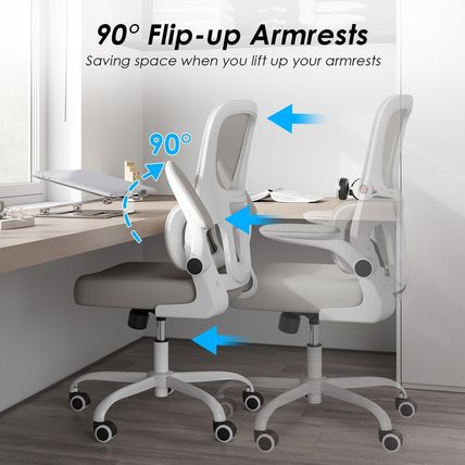 Soohow Ergonomic Home Office Chair, Mesh Desk Chair with Lumbar Support, Comfy C