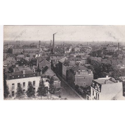 EC932 TOURCOING - PANORAMA VERS ROUBAIX . LL PRINTED POSTCARD