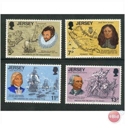 Jersey Pres Pack 1976 - SG 160-163 - American Bicentenary 1776-1976