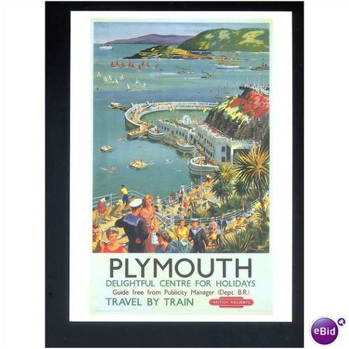 Advertising DGR 81 PLYMOUTH BR Art Postcard by Drumahoe Graphics