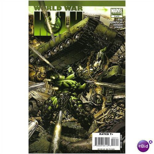 World War Hulk (2007) #3 Marvel Comics STRANGE HAS HANDS CRUSHED BY HULK!