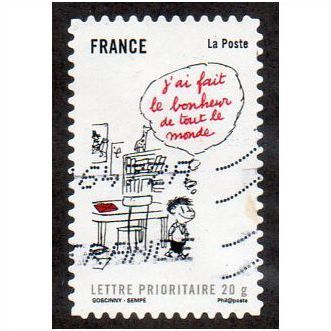 FRA 2009 (56c) 'SOURIRES -J'AI FAIT ' FINE USED (EBID11029)