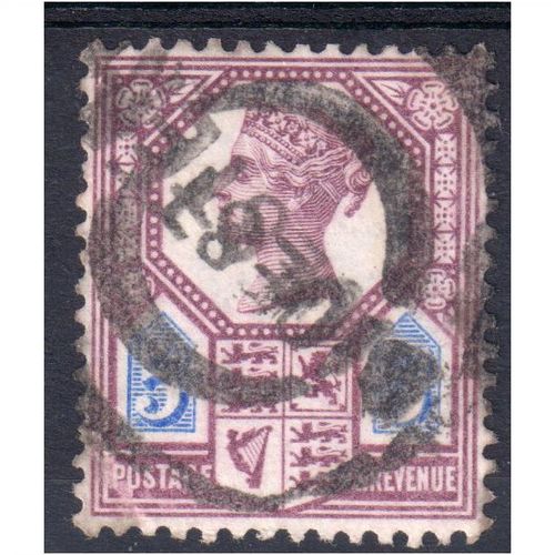Sg207a Jubilee 5d dull purple & blue CDS good used
