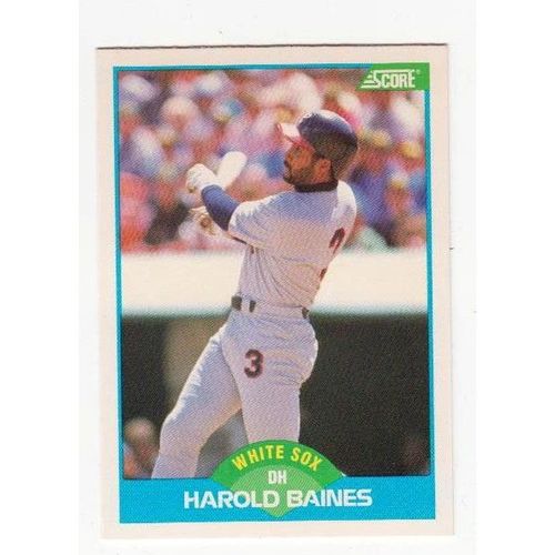 1989 Score baseball Harold Baines card #128 -NM - White Sox