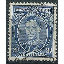 Australia 1938 SG168c 3d Blue Die II Fine Used ... .