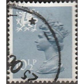 1971-92 Wales Regional Machin Definitives, 10.1/2p. Value. Steel Blue Fine Used