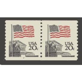 1895 20c U.S. Flag Fine MNH SG CNP Left 2 V0067