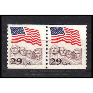 2523 29c U.S. Flag Fine MNH CNP Left 6 PA1208