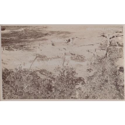 Pachmarchi Dhobighat Indian Real Photo Old Postcard