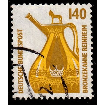 Germany 1989 Bundespost Tourism Sightseeing 140Pfg Used Stamp.