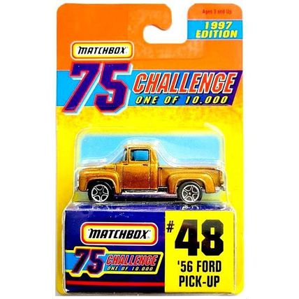 Matchbox - '56 Ford Pick-Up: MBX 75 Challenge #48 (1997) *Gold Edition*