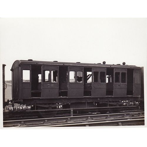 Railway Photo South Shields Marsden & Whitburn Colliery GER 4-wheel Coach 1934