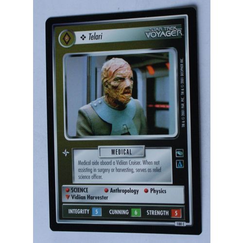 Star Trek CCG: Voyager # 188 Telari (A) 2001 decipher