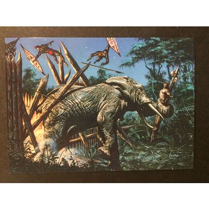 Joe Jusko: Edgar Rice Burroughs I trading card #56, excellent condition!